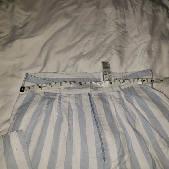 PS Sport Blue and white stripe pants with back pocket and two front pockets Size - Picture 3 of 7
